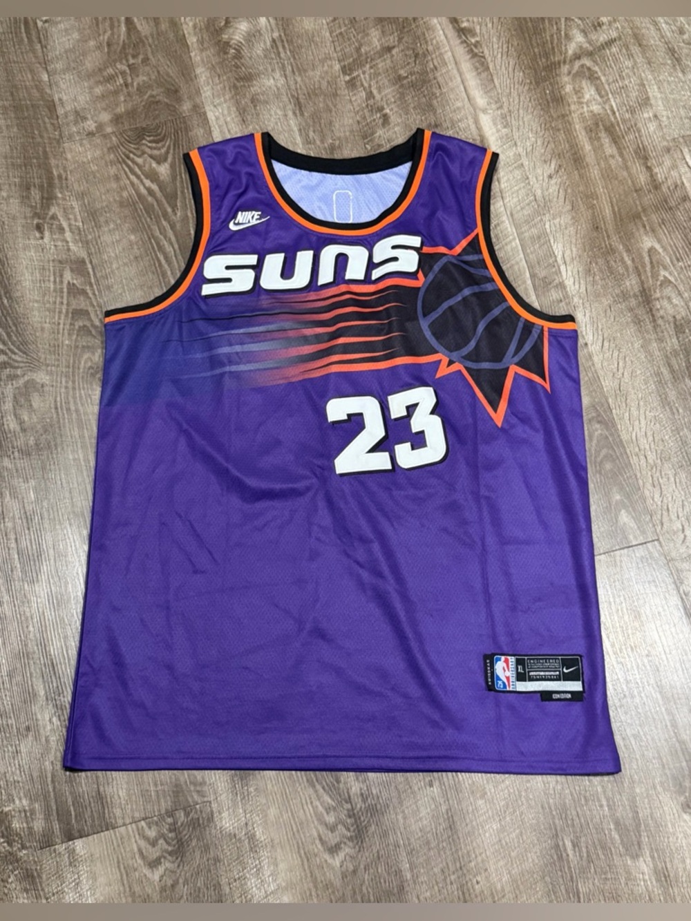 Phoenix Suns Jersey Size XL Cam Johnson Purple Nike NBA  WINGMAN